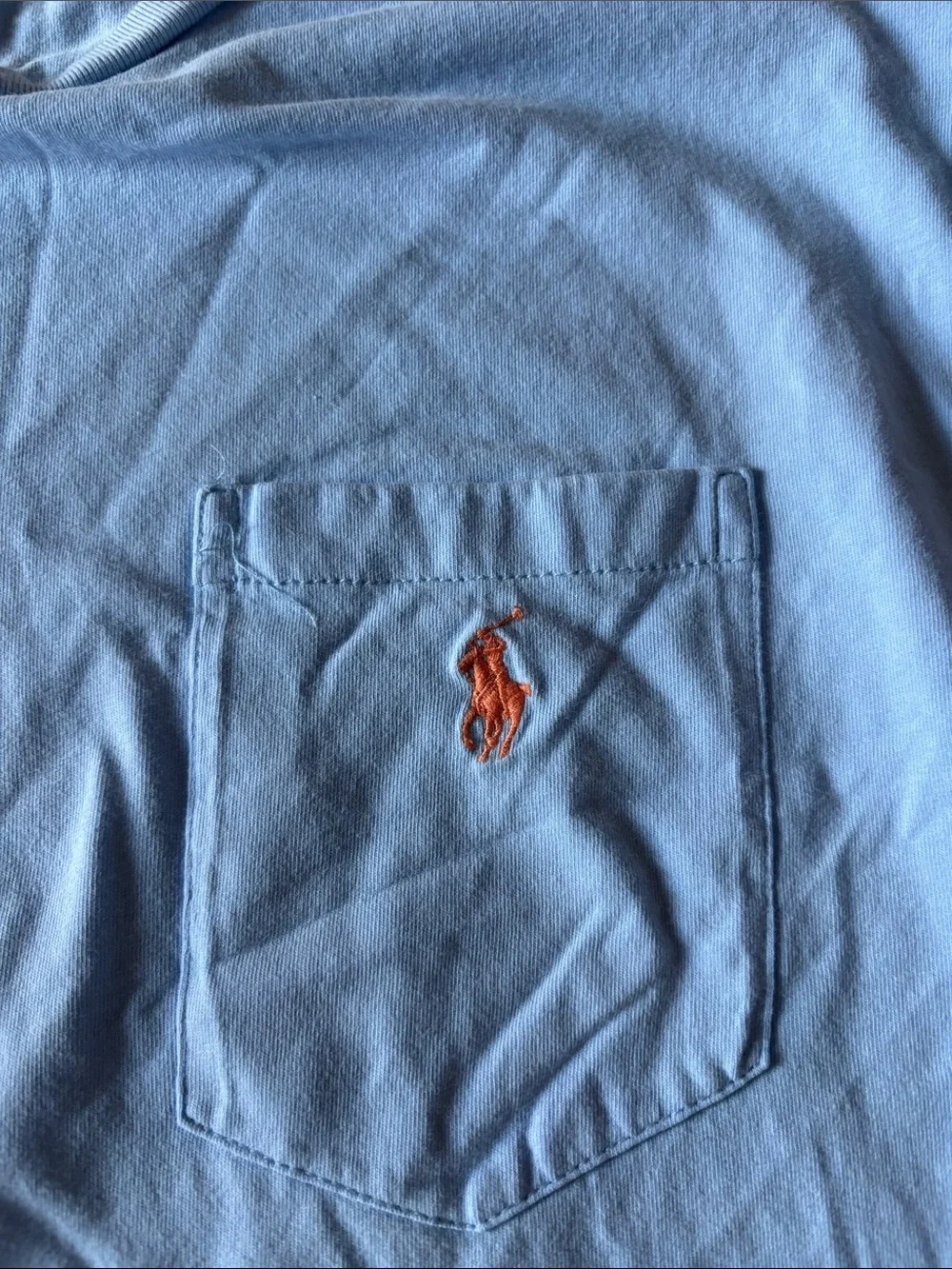 Polo by Ralph Lauren Light Blue Pocket Tee
